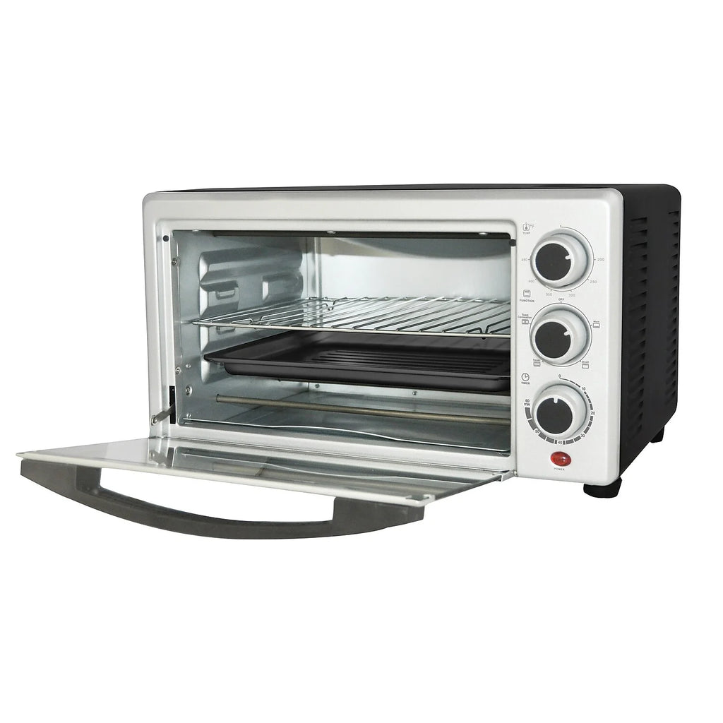Premium Levella 0.7 Cubic Foot 6-Slice Toaster Oven Silver PTO210C