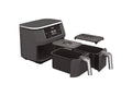 Restored Ninja Foody DZ201 6-in-1 8-qt. 2-Basket Air Fryer with Dual Zone Technology (Refurbished)