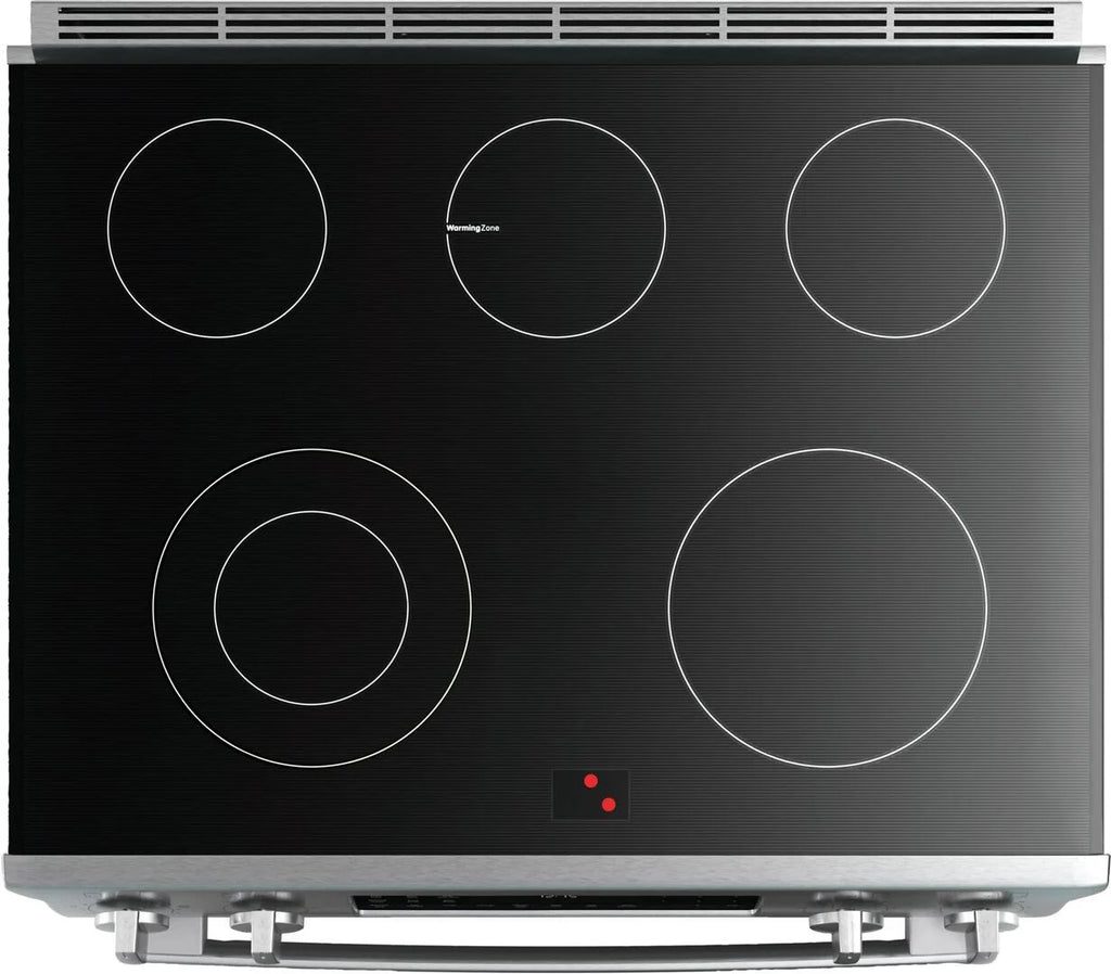 Bosch 30a?? 4.6 cu ft Slide-In Double Oven Electric Range in Stainless Steel