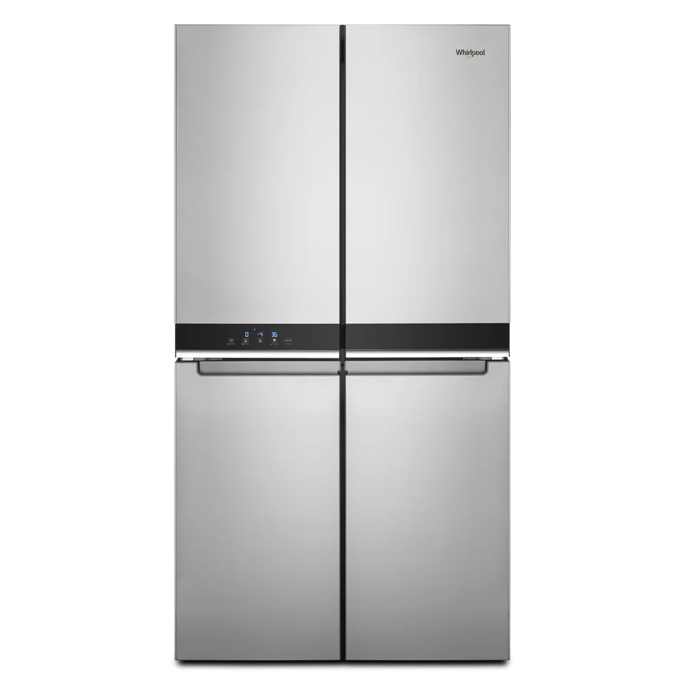 Whirlpool Counter Depth 4 Door Refrigerator, Metallic Steel, 36", 19.4 cu ft
