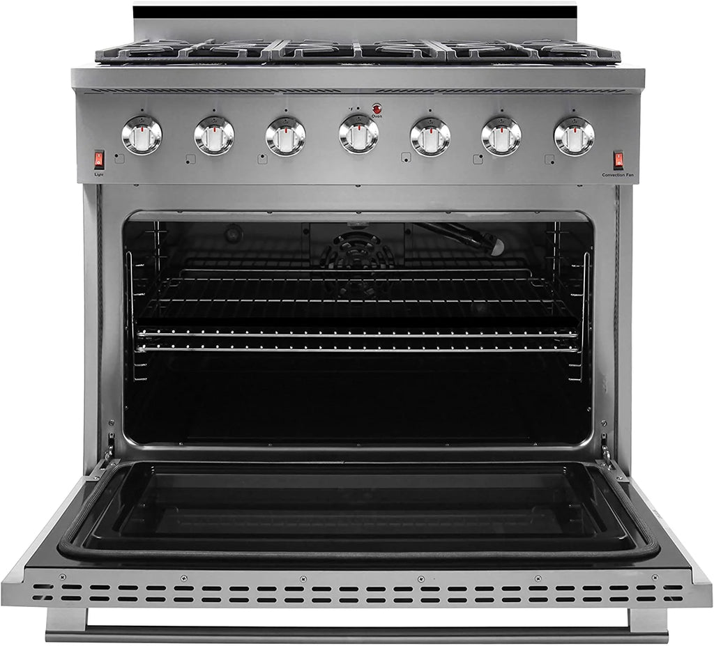 NXR Range 36�?5.5 cu ft Gas Range in Stainless Steel