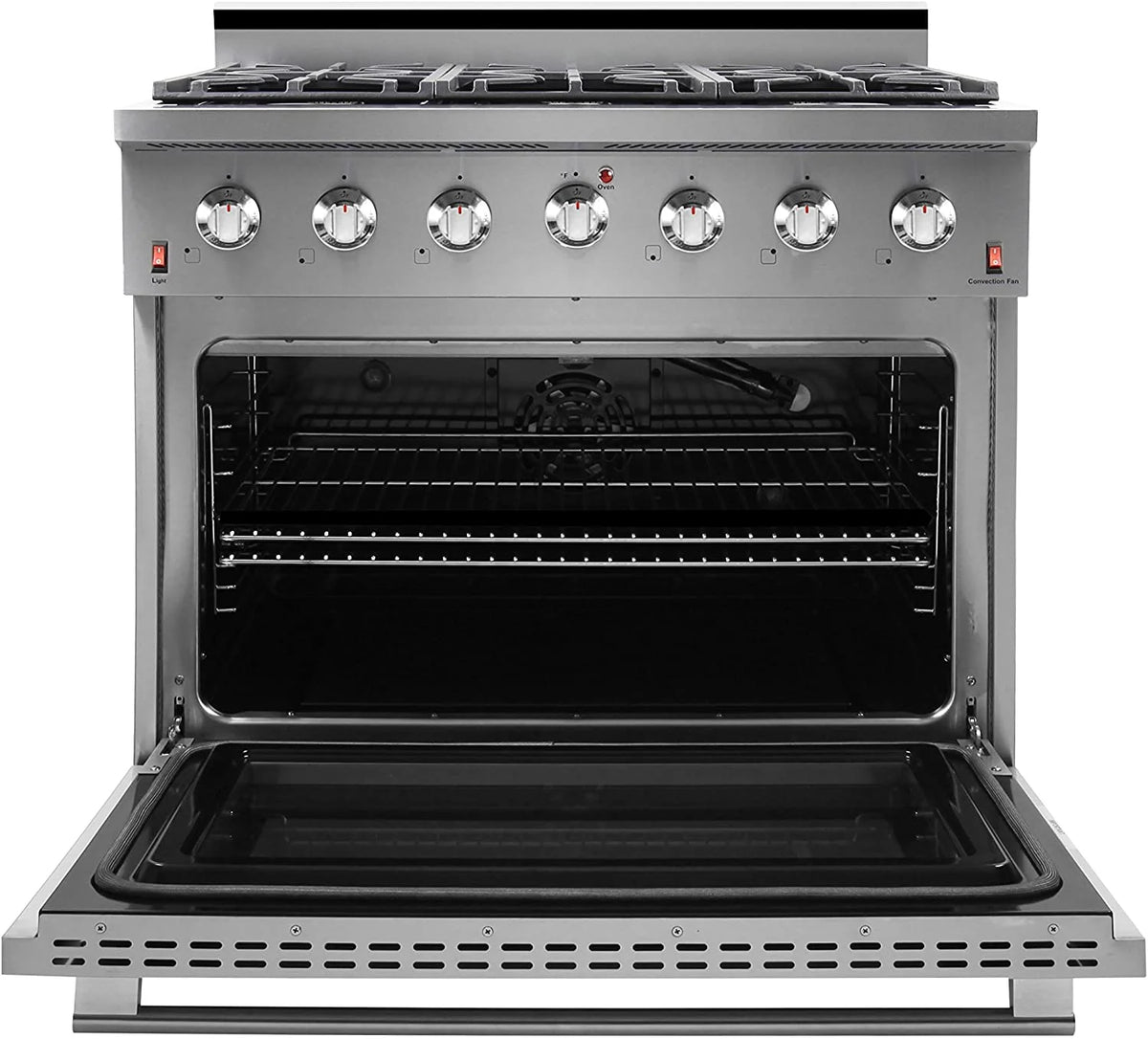 NXR Range 36�?5.5 cu ft Gas Range in Stainless Steel