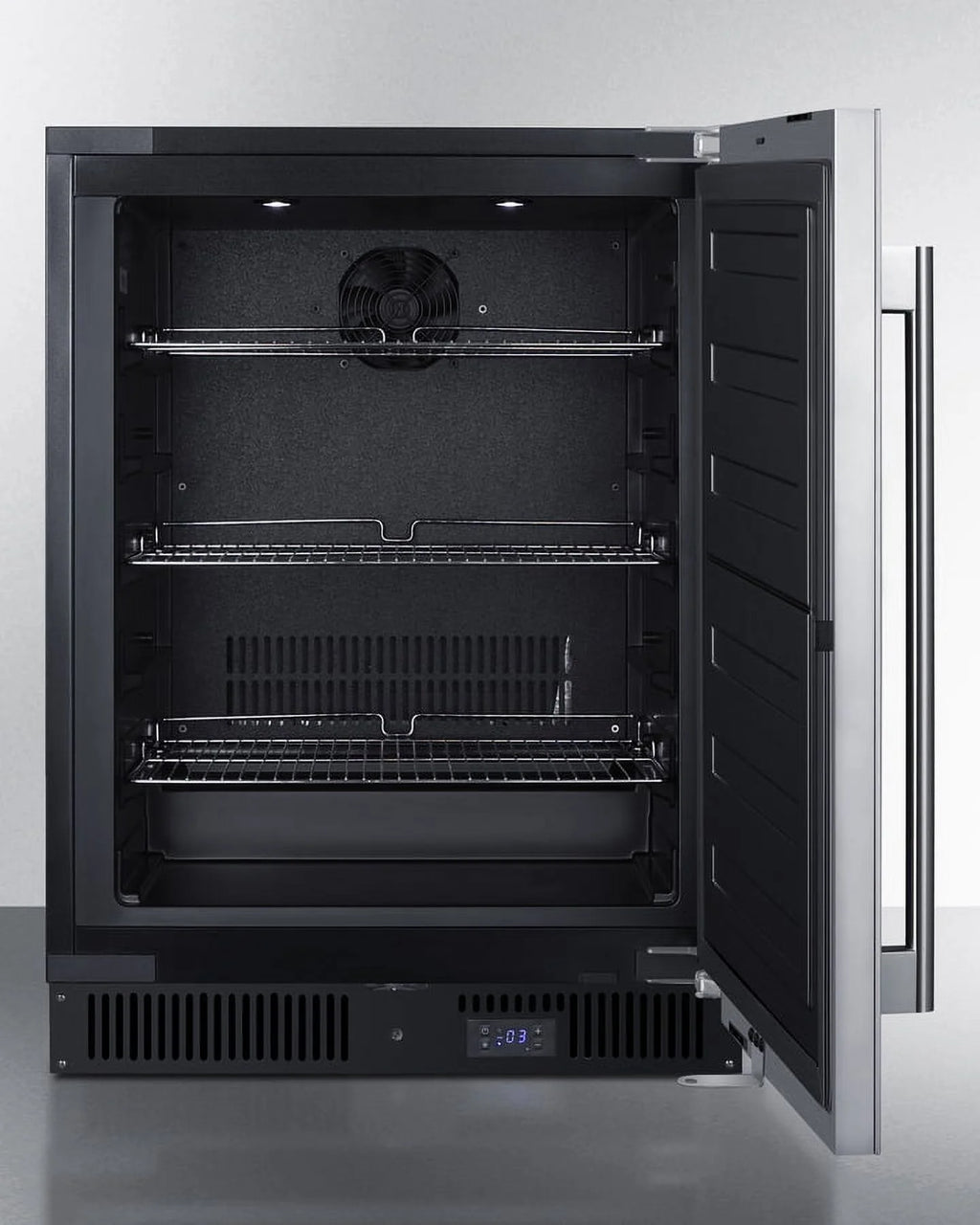 24" Wide Built-In All-Freezer, ADA Compliant, Stainless Steel