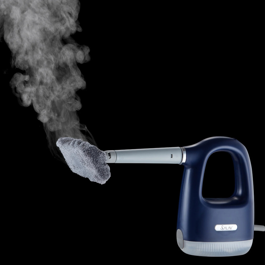 SALAV? CS-100 CleanSteam Compact Steam Cleaner, Navy