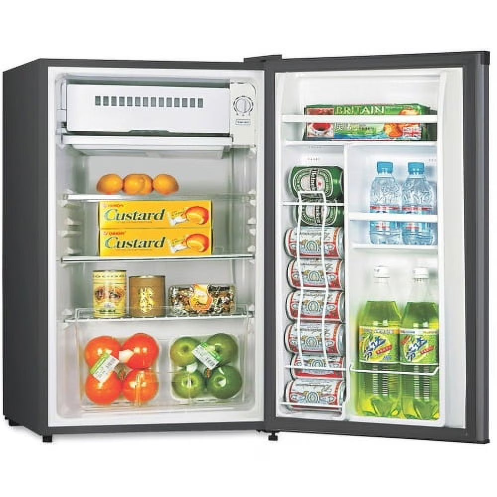 Lorell, LLR72313, 3.2 cubic foot Compact Refrigerator, 1 Each, Black