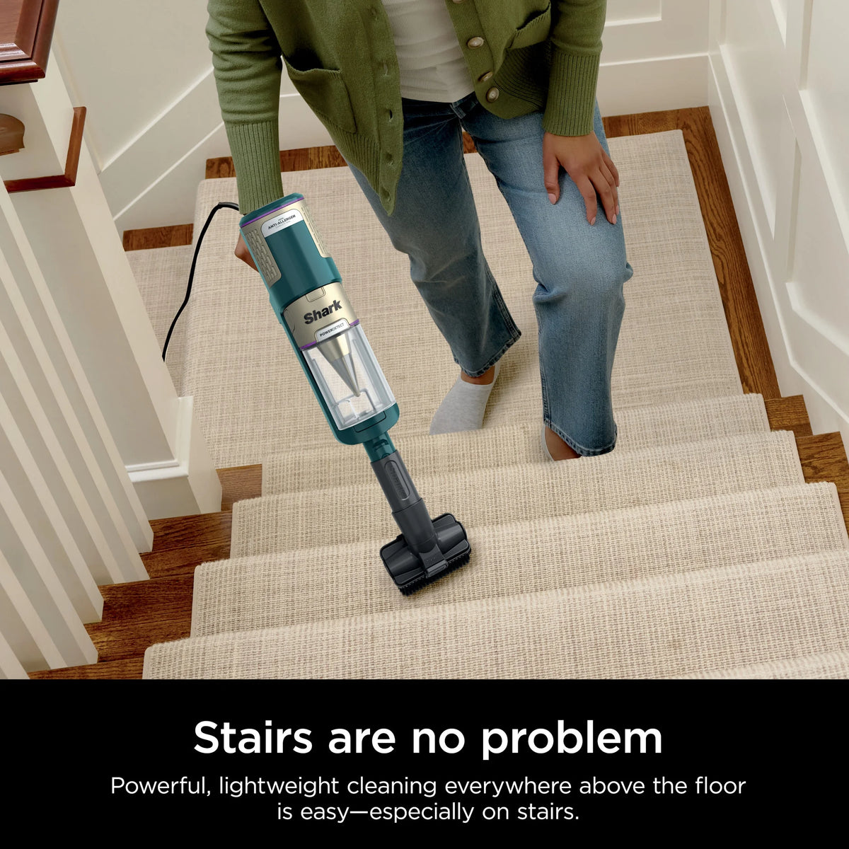 Shark POWERDETECT Corded Stick Vacuum, DuoClean & Odor Neutralizer Technology
