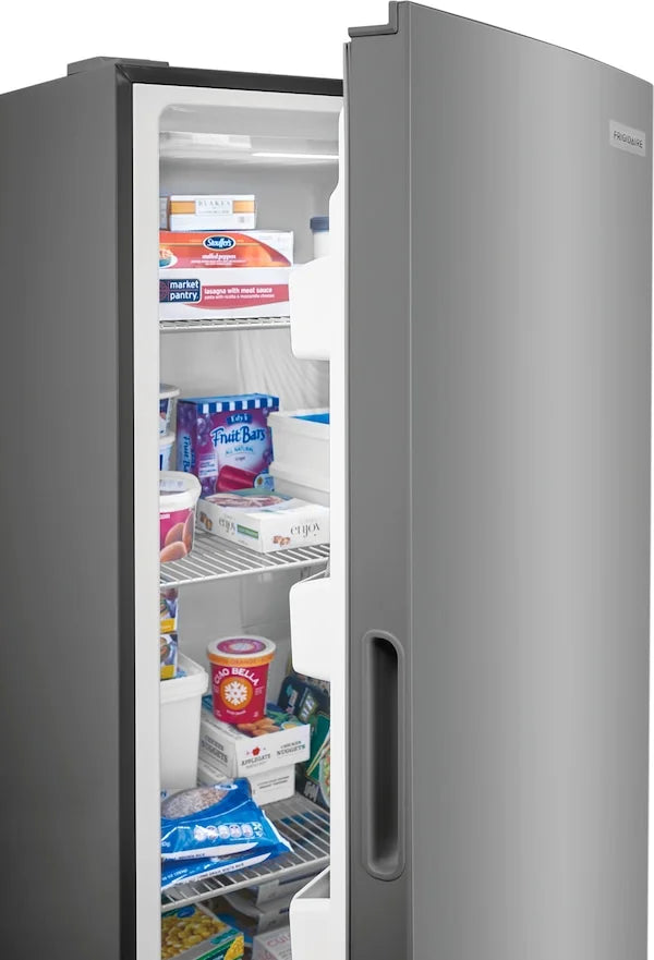 Frigidaire FFFU13F2VV 13 Cu. Ft Upright Freezer, Brushed Steel