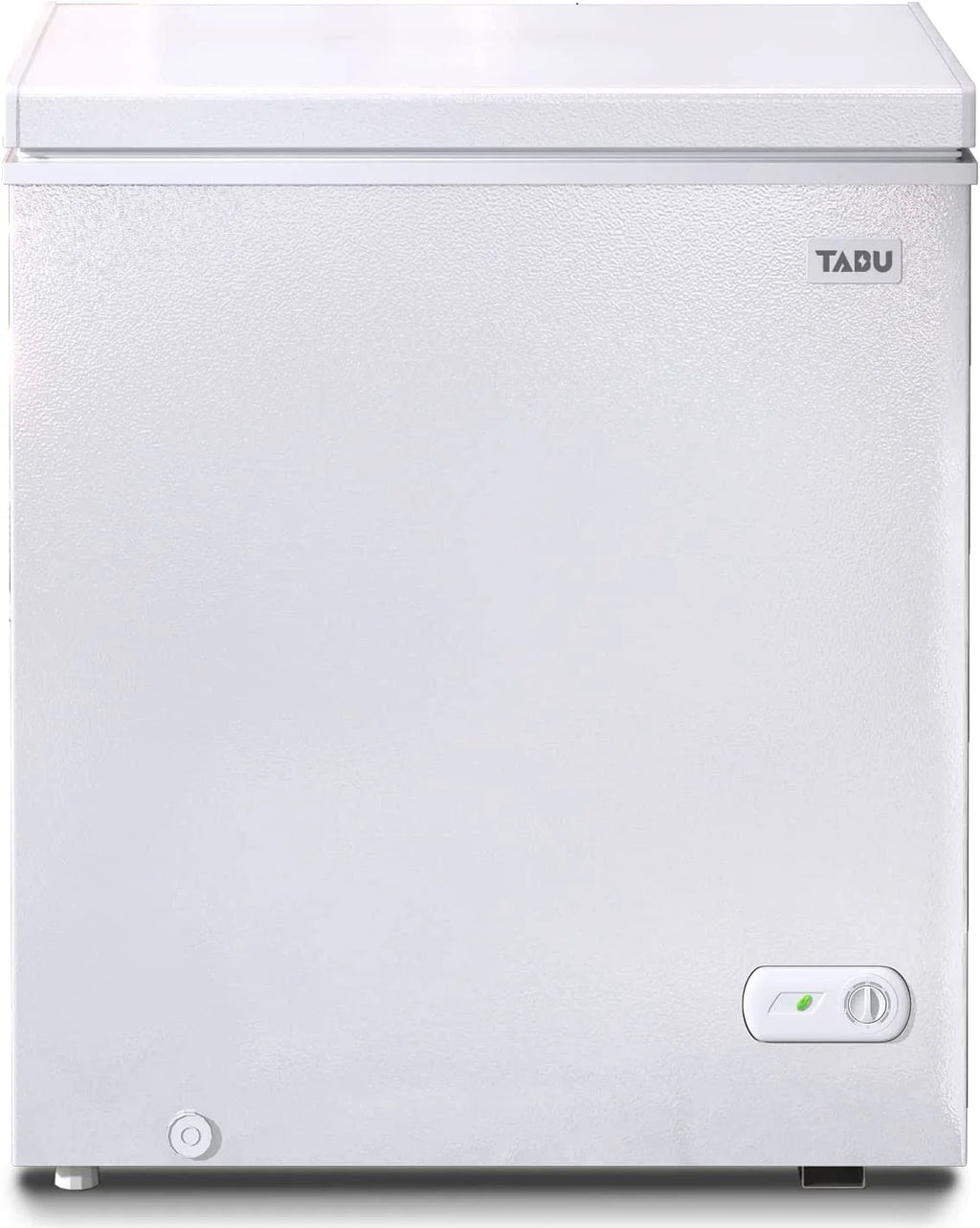 TABU Chest Freezer, 10.0 Cu ft Deep Freezer with Removable Basket, Adjustable Temperature, Compact Freezer with Top Open Door (White)