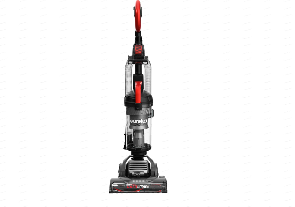 Eureka Neu 610 0.55 Gal Upright Vacuum Cleaner, 1 HP, Corded Electric, Foam, for Rugs, 30 ft Hose, Black with Turbo Pet Tool