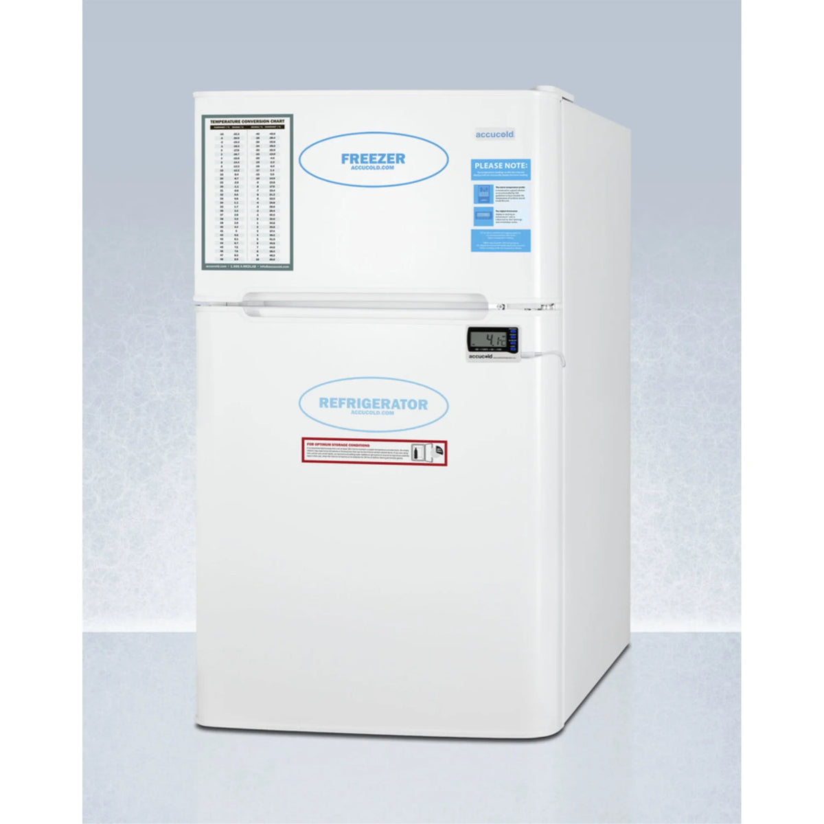 Summit Appliance AGP34RF 19 in. Wide & 3.2 cu ft. General Purpose Refrigerator-Freezer, White