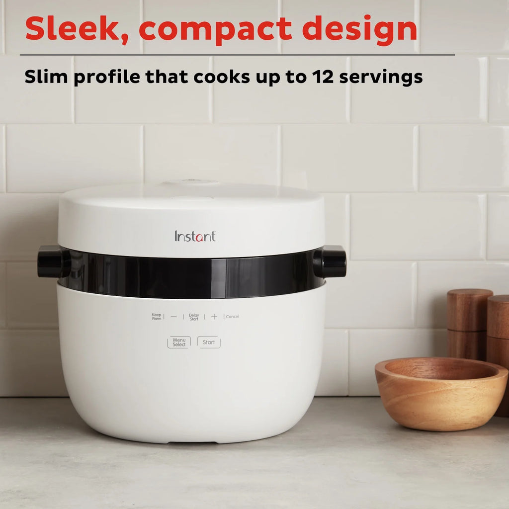 Instant 20-Cup Rice Cooker and Grain Multi-Cooker with 8 Cooking Presets and Carb Reducing Technology