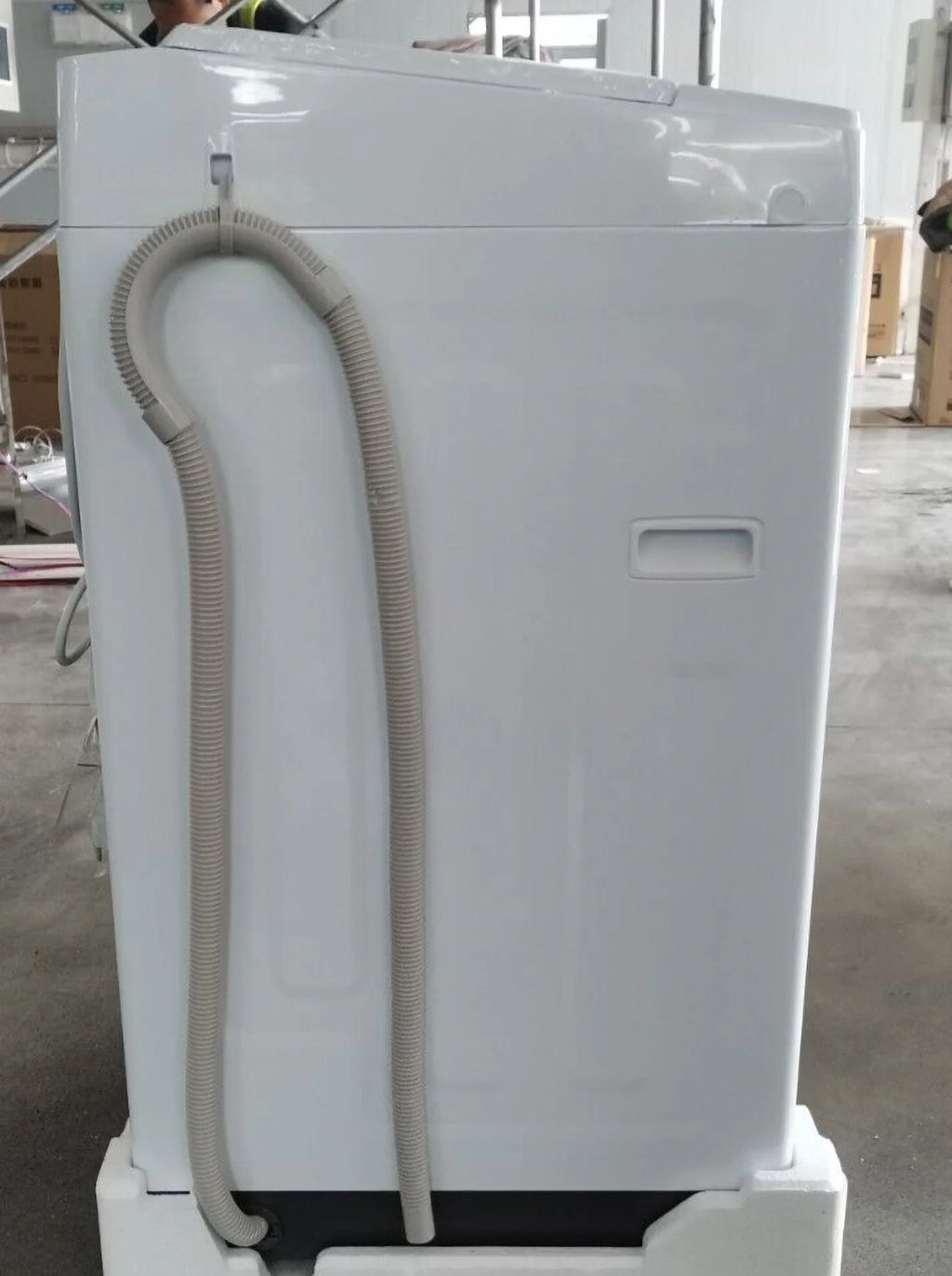 Smad Compact Washing Machines 1.7 Cu ft Single Use in Schools and apartments 12lbs White Washer