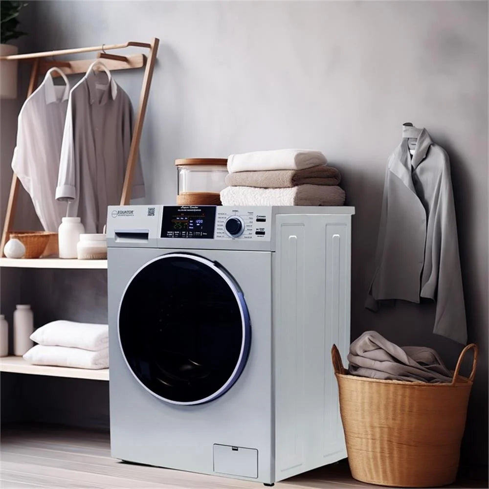 Bowery Hill All-in-One Washer Dryer VENTED-DRY FASTER than Condense 15lb 110V