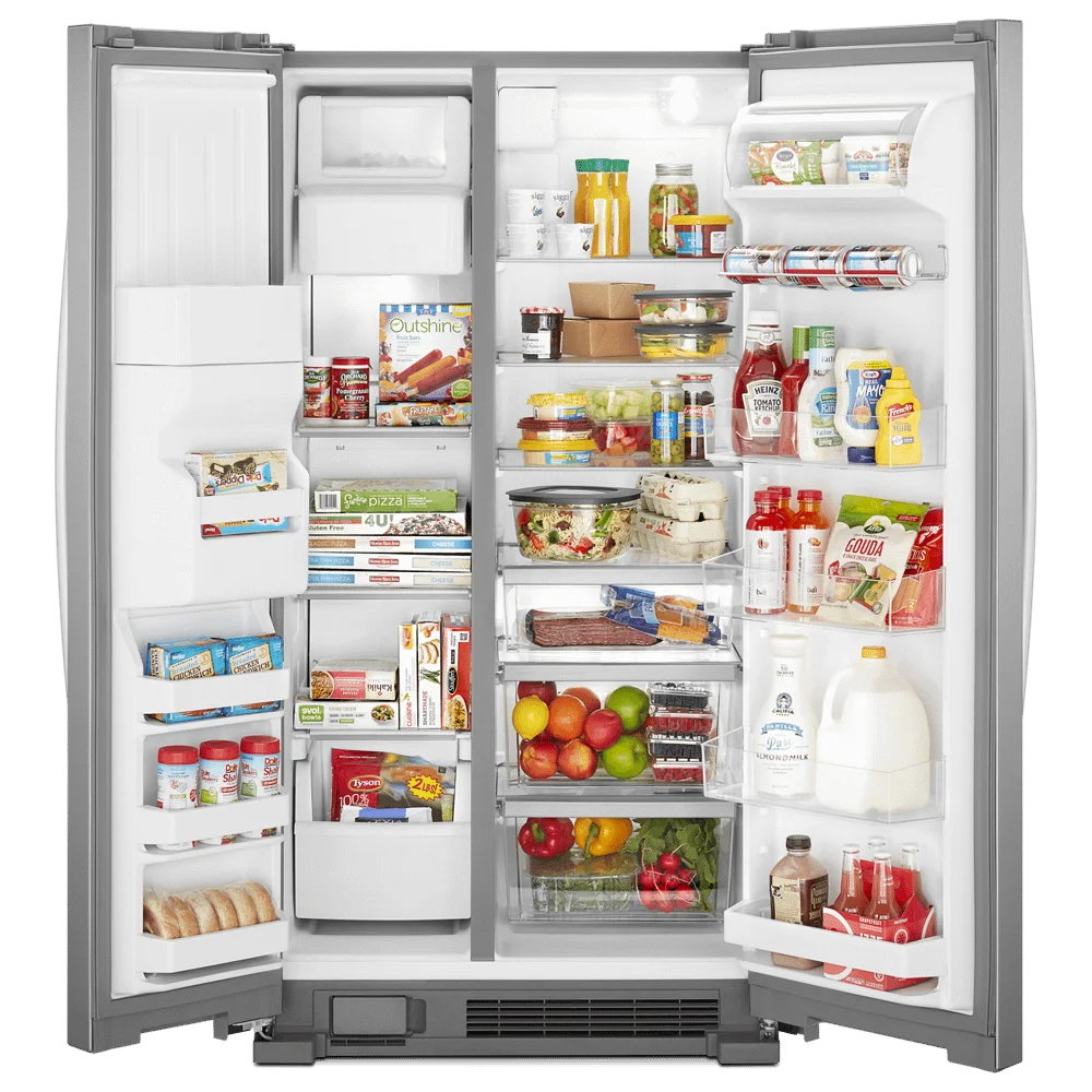 Whirlpool WRS321SDHZ 21 Cu. Ft. Stainless Side-by-Side Refrigerator
