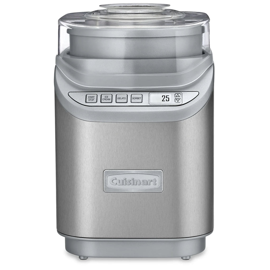 Cuisinart ICE-70 Electronic Ice Cream Maker, Brushed Chrome + Smart Stick Hand Blender