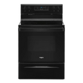 Whirlpool 30 in. 5.3 cu. ft. 4-Burner Electric Range in Black with Storage Drawer