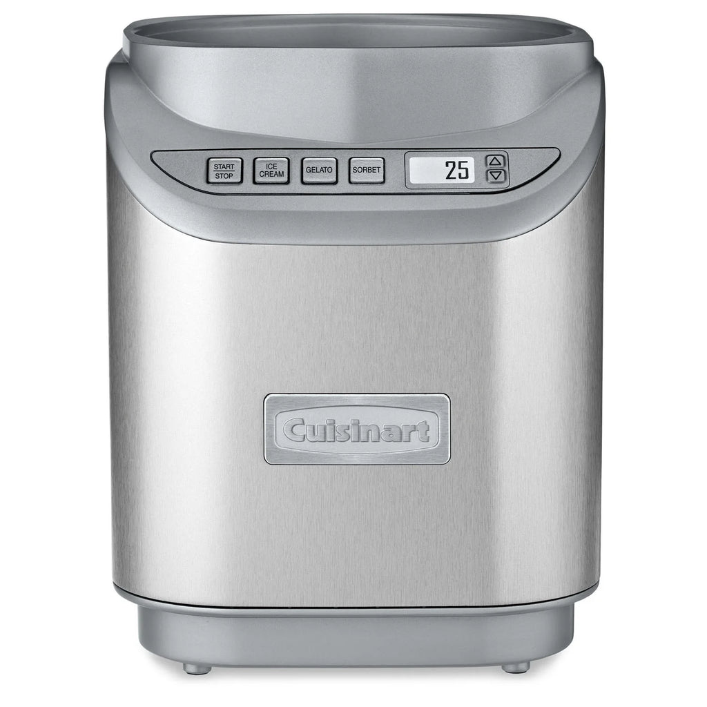 Cuisinart ICE-70 Electronic Ice Cream Maker, Brushed Chrome + Smart Stick Hand Blender