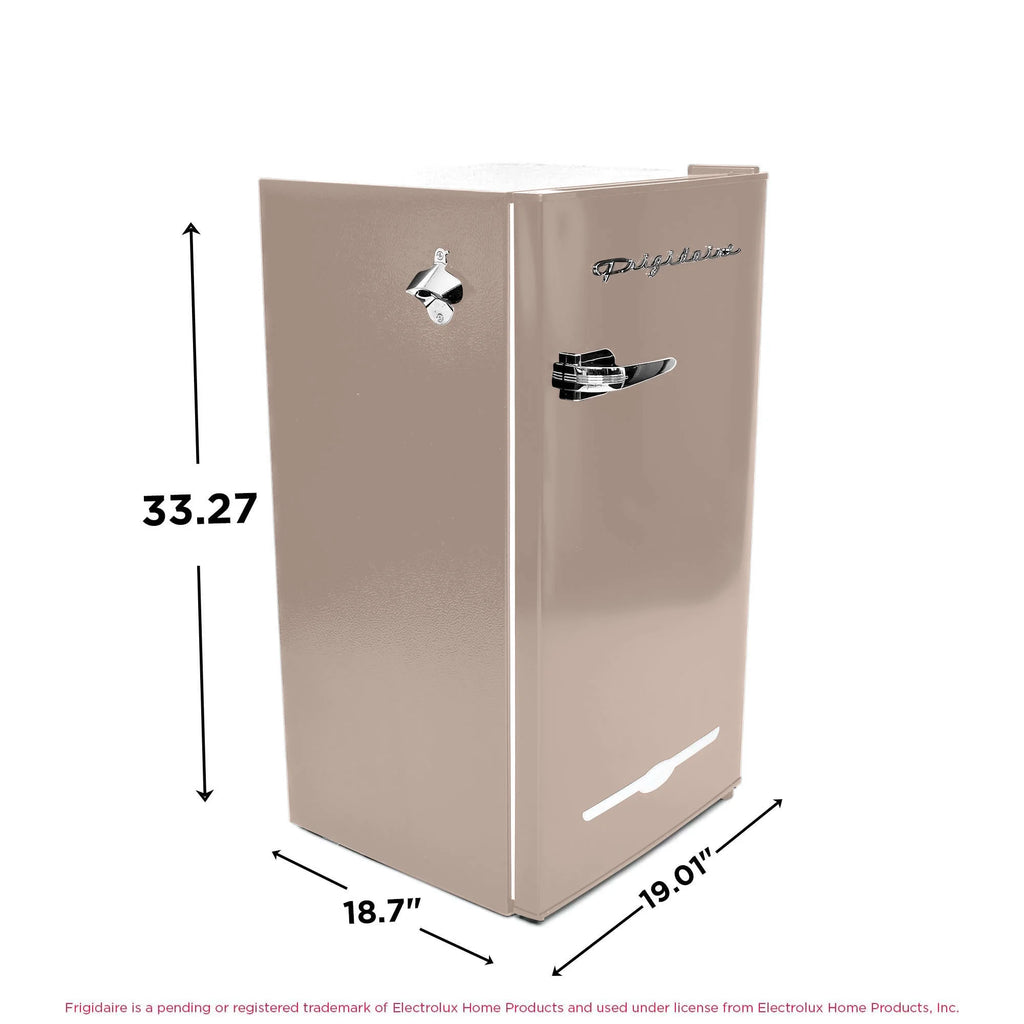 Frigidaire EFR376-C-PINK 3.2-Cu.-Ft. 65-Watt Retro Bar Fridge with Side Bottle Opener (Pink)