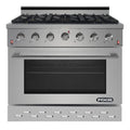 NXR Range 36�?5.5 cu ft Gas Range in Stainless Steel