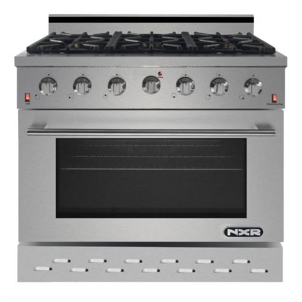 NXR Range 36�?5.5 cu ft Gas Range in Stainless Steel