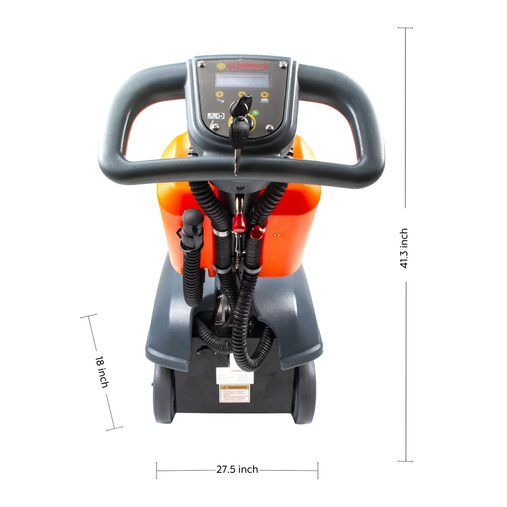 RT15 Battery Powered Floor Scrubber, 14" Cleaning Path, 19377 Sqft/h Efficiency, Compact Design