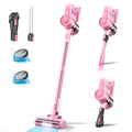 INSE Cordless Vacuum Cleaner, 6 in 1 Powerful Suction Stick ?Vacuum for Home Hardfloor Carpet Pet Hair, S11 Pro