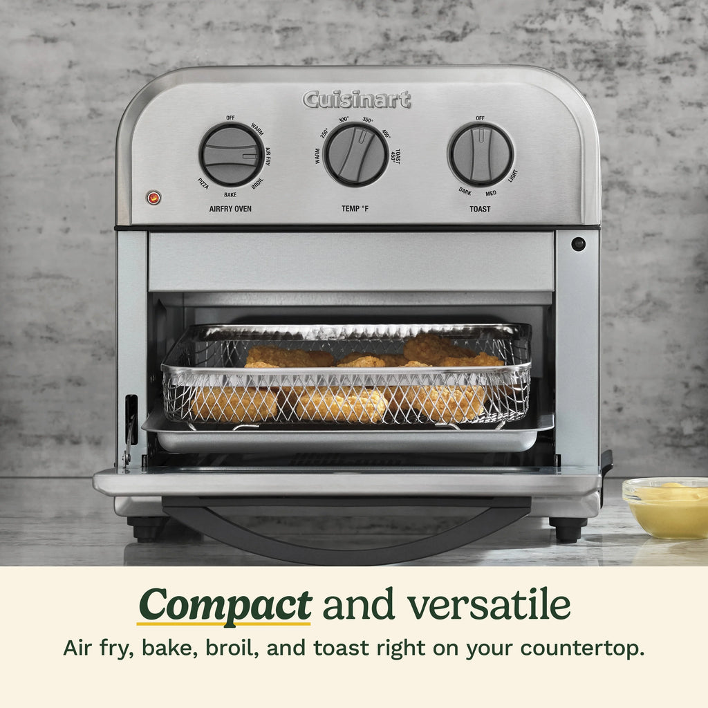 Cuisinart Compact Air Fryer Toaster Oven, Stainless Steel