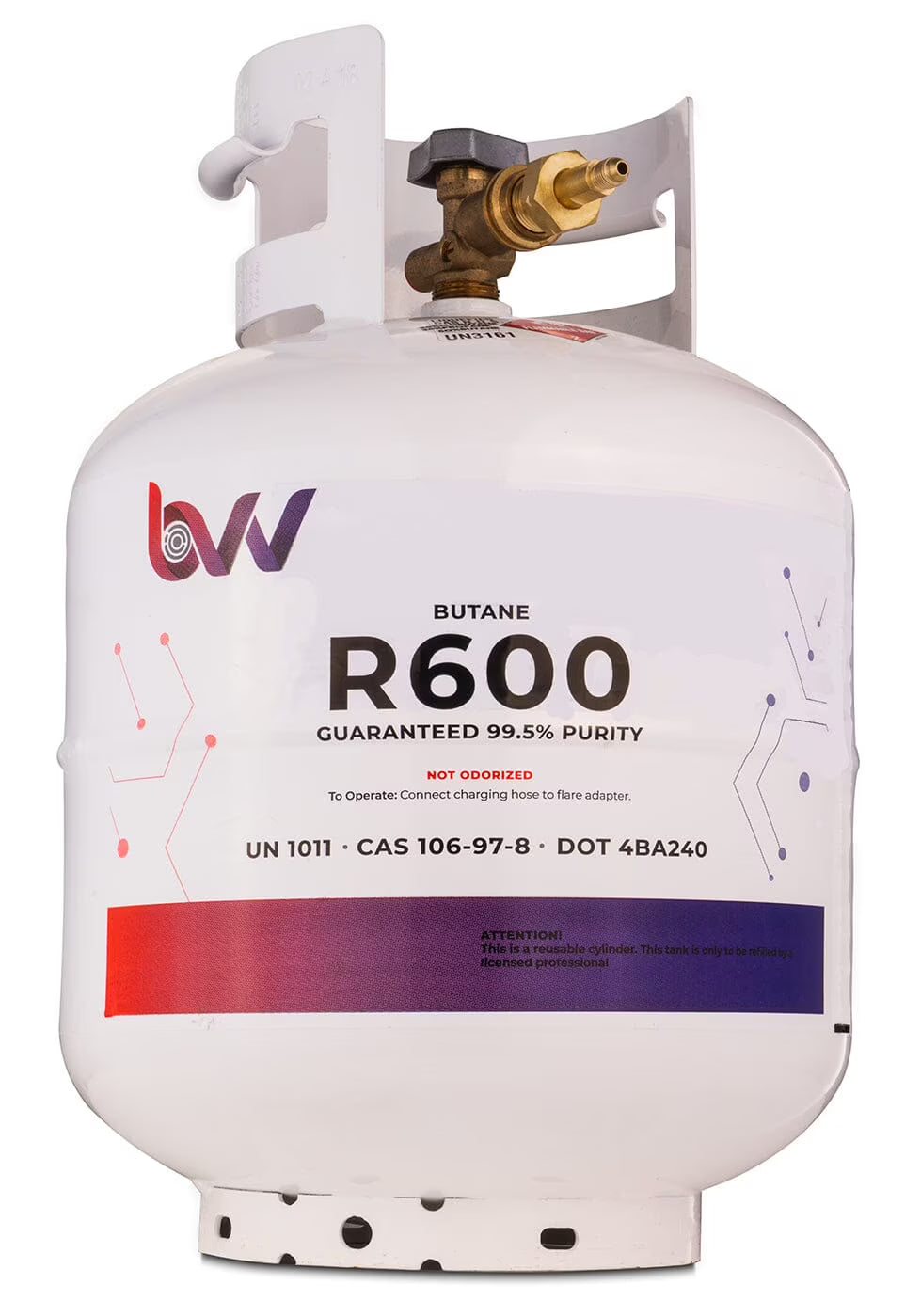 BVV 20LB High Purity USA N-Butane R600 - 99.5% Guaranteed