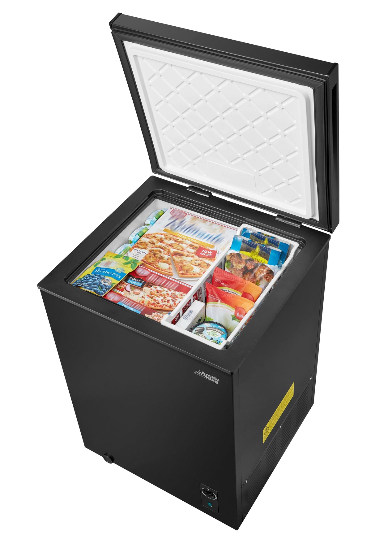 Arctic King 5.1 Cu ft Chest Freezer, Convertible, Black