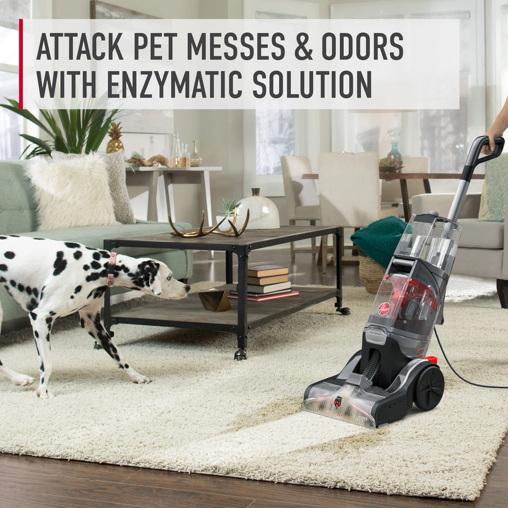 Hoover SmartWash Essentials Automatic Upright Carpet Cleaner Machine, for Carpet & Upholstery, Quick Dry Mode, Upholstery Tool Attachment, FH52110