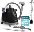 Steam & Go The Rival Clothing Steamer Foldable Standing Steamer for Clothes, Black