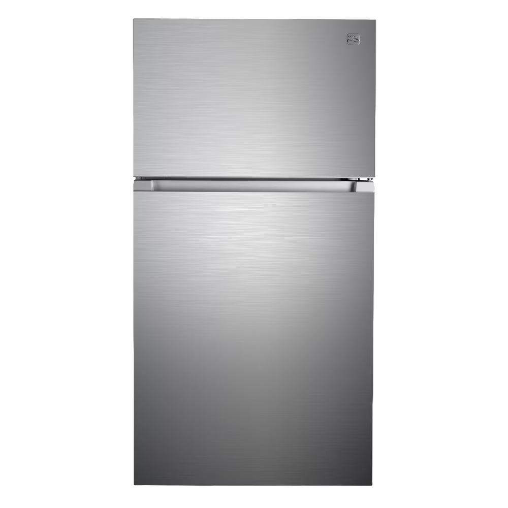 Kenmore 33-inch 20.4 Cu. ft. ENERGY STAR? Standard Refrigerator/Freezer w/Icemaker, Stainless Steel