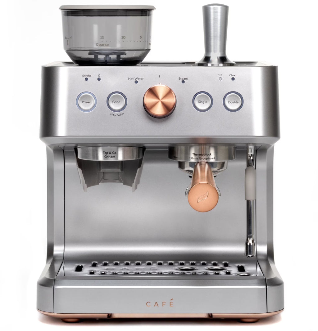Cafe Automatic Espresso Machine, 15 Bars, Black Espresso Machines