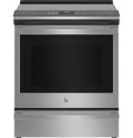 GE Profile 30 in 5.3 cu ft Slide-In Electric Induction Range in Stainless Steel