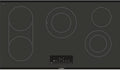 Bosch NET8668UC 36 inch Black Built-In Electric Cooktop