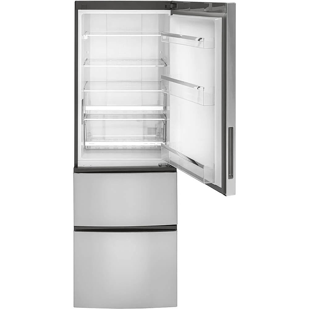 General Electric 119 Cu Ft Cooling Stainless Bottom-Freezer Refrigerator 120 V