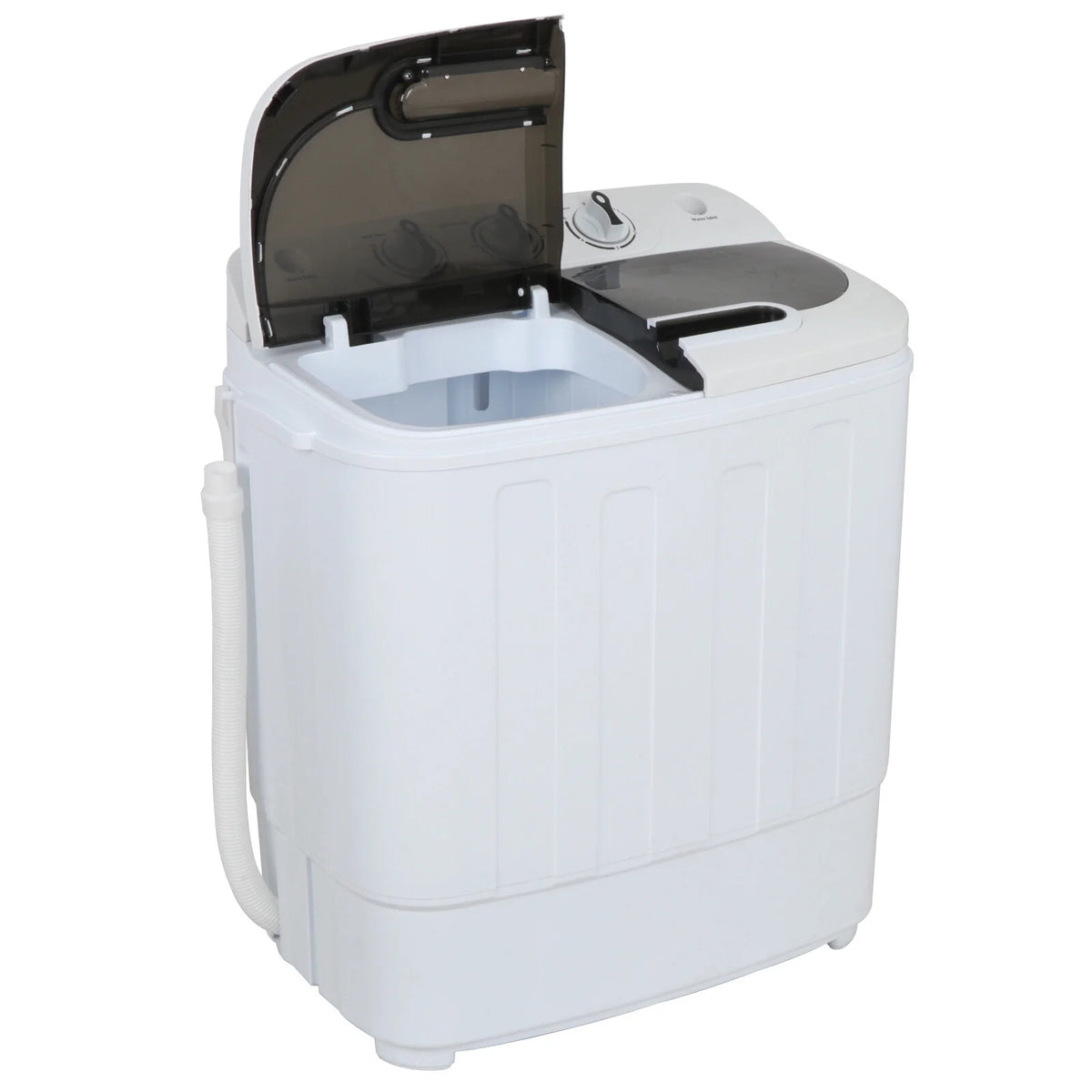 Veado Compact Portable Washer & Dryer Set - All - in - One Mini Washing Machine with Spin Dryer, Energy - Efficient, Space - Saving Design, Ideal for Apartments, Dorms, RVs, White Finish