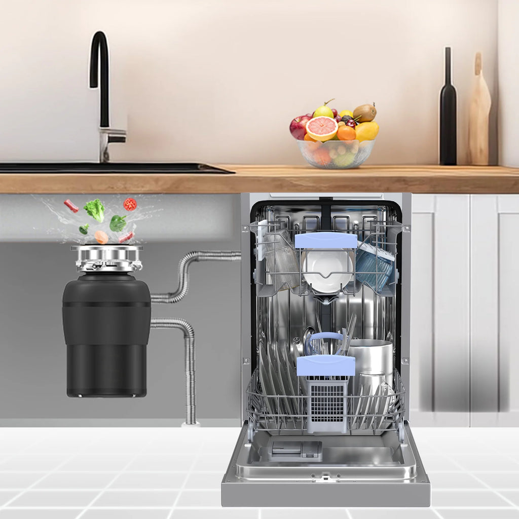 Equator 18 in Dishwasher 10 place QUIET 110V E-Star ADA? HP Garbage Disposer
