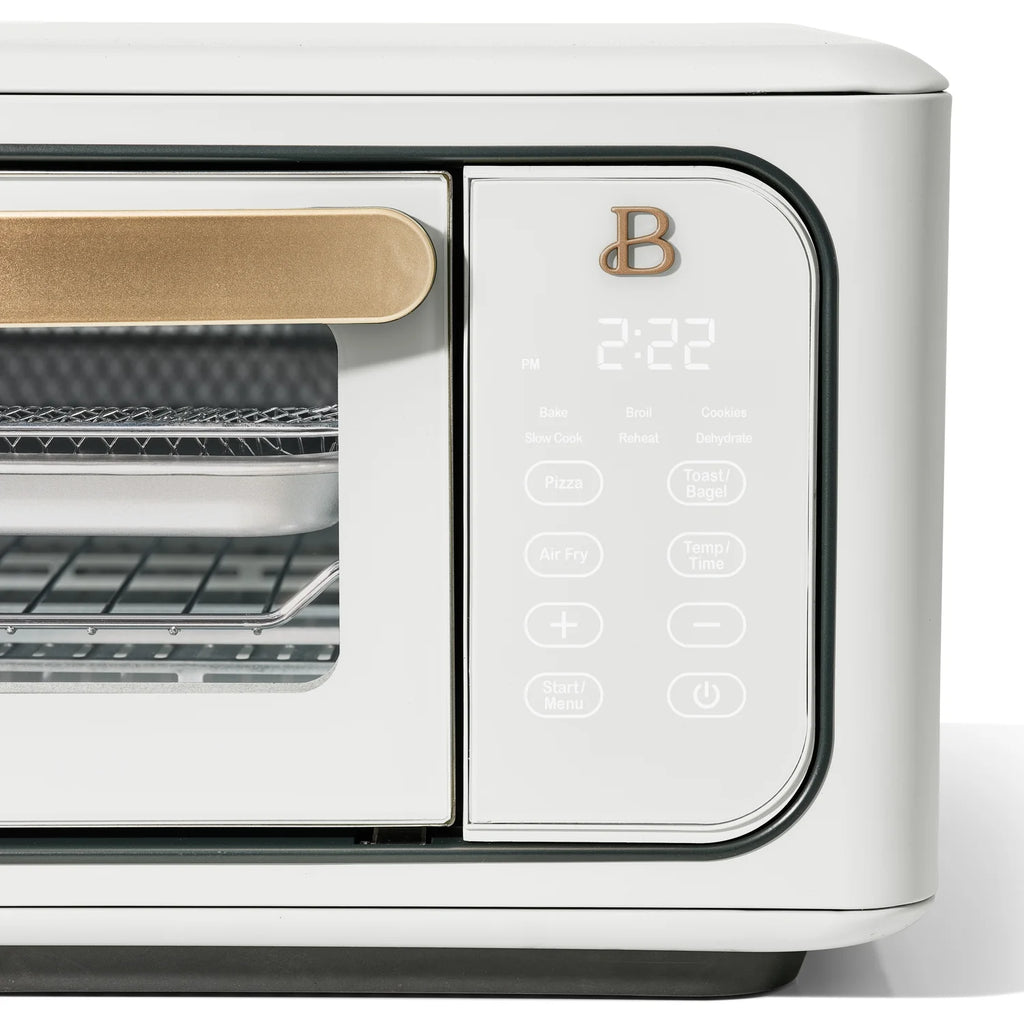 Beautiful Infrared Air Fryer Toaster Oven, 9-Slice, 1800 W, White Icing by Drew Barrymore