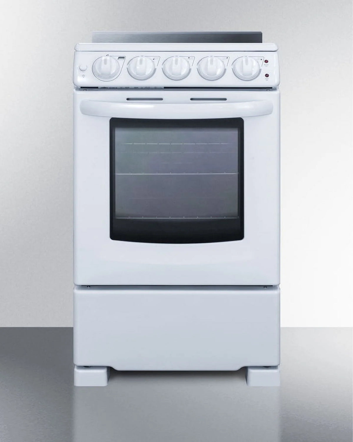 Summit 24�� 2.9 cu ft Electric Range in Ceramic