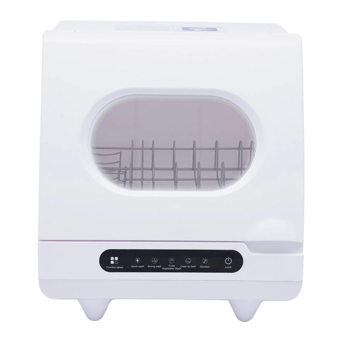 Portable Countertop Dishwasher 5 Washing Programs with Water Tank Leak-Proof Dry