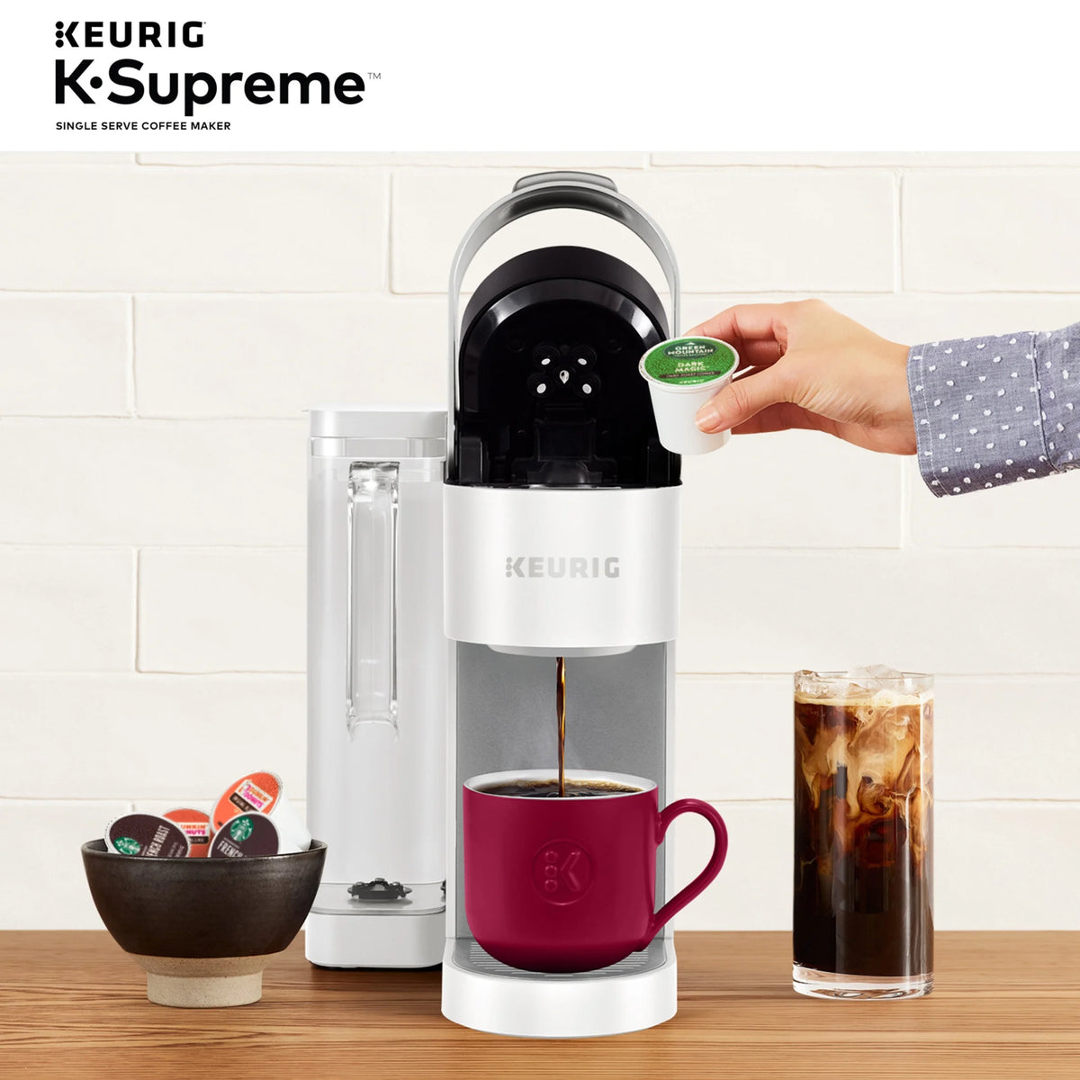 Keurig K-Supreme Black Single-Serve K-Cup Pod Coffee Maker