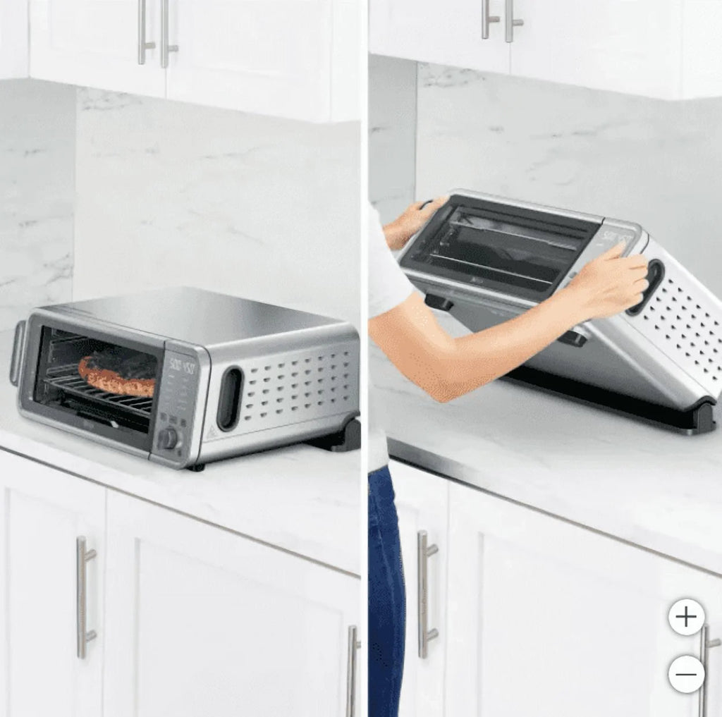 New Ninja Flip 10-in-1 Toaster Oven & Air Fryer with Added Broil Rack