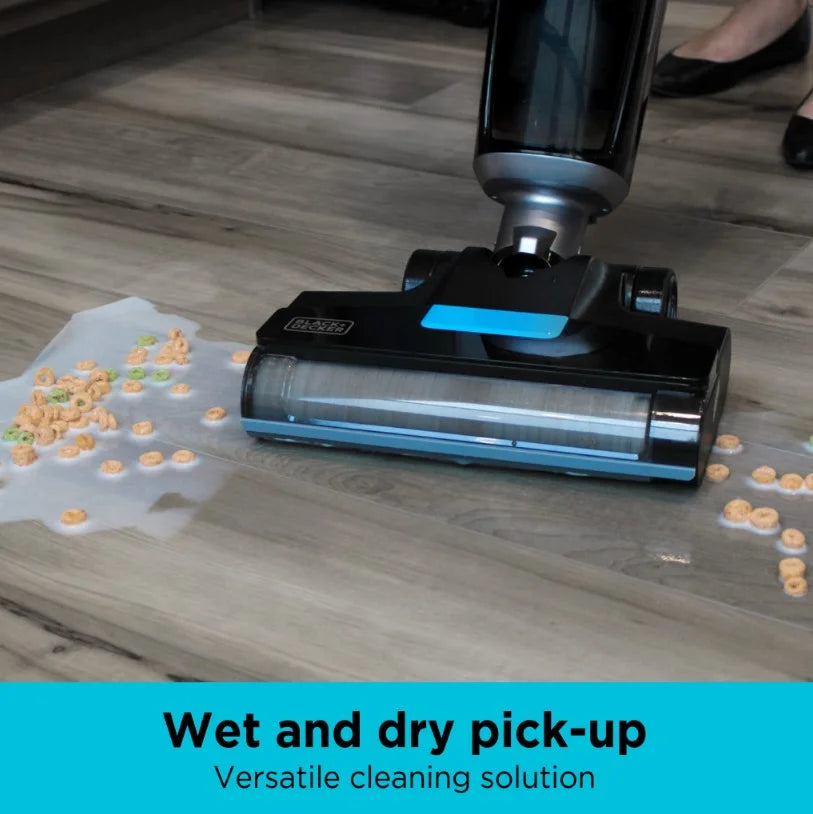 BLACK+DECKER Vacuum + Wash Duo Multi-Surface Cordless with Accessories, BXUVXA01