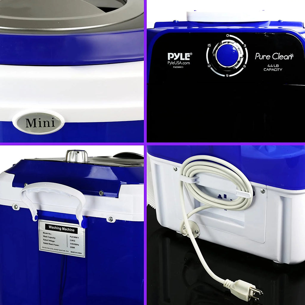 Compact Home Washing Machine - Portable Mini Laundry Clothes Washer
