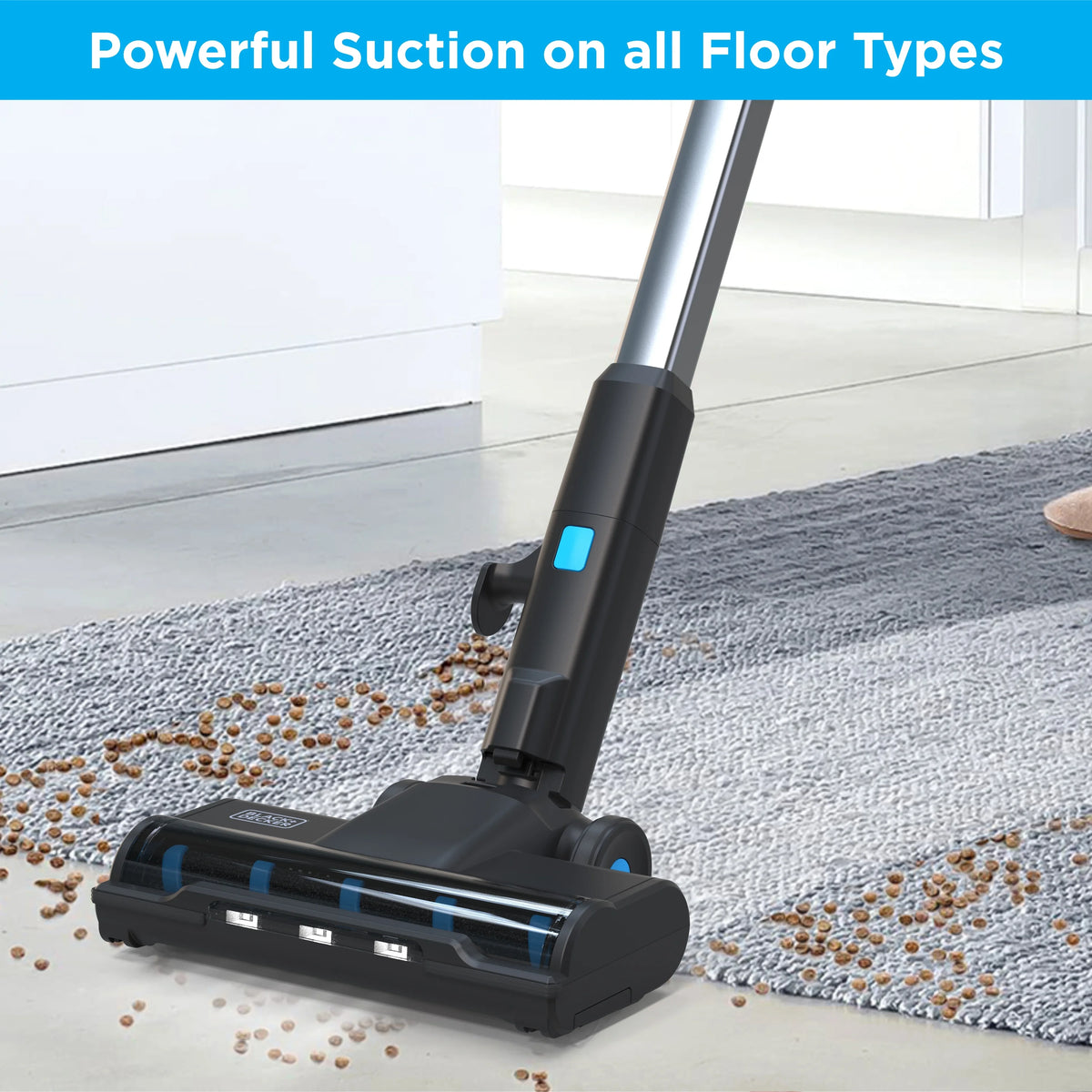 Black + Decker Stick Vacuum Cleaner - Swivel Steering