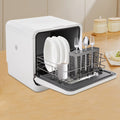 SHZICMY Portable Compact Countertop Mini Dishwasher with Water Tank Leak-Proof Air Dry