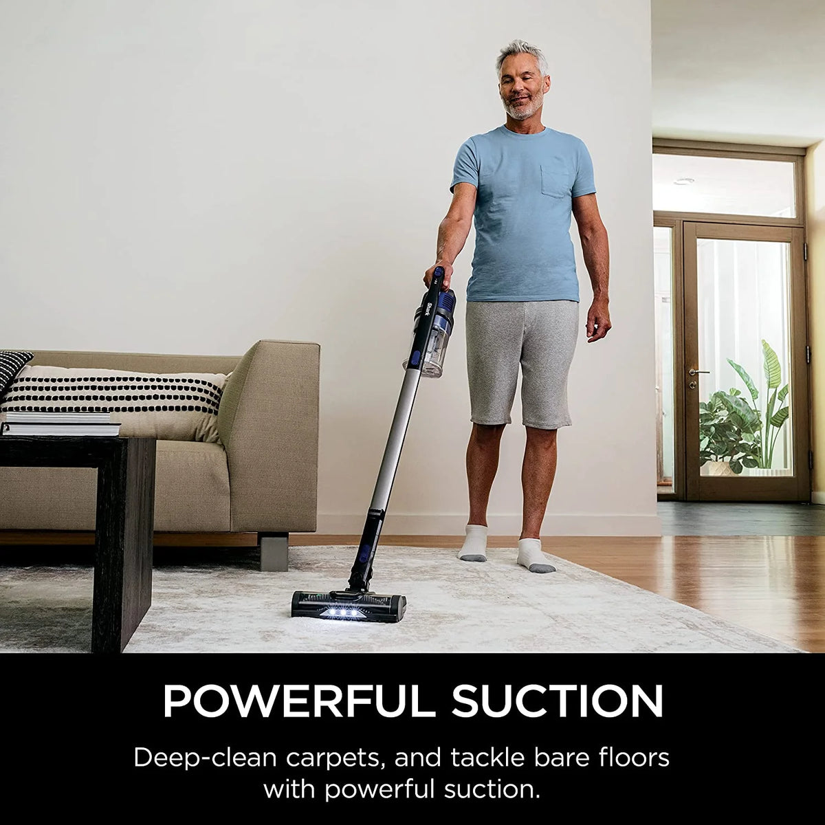 Restored Shark IX141 Pet Cordless Stick Vacuum w/ XL Dust Cup, Removable Handheld - (Refurbished)