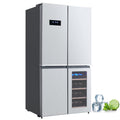 Refrigerator Colorful Stainless-Steel Fridge 595L With Wine Cabinet