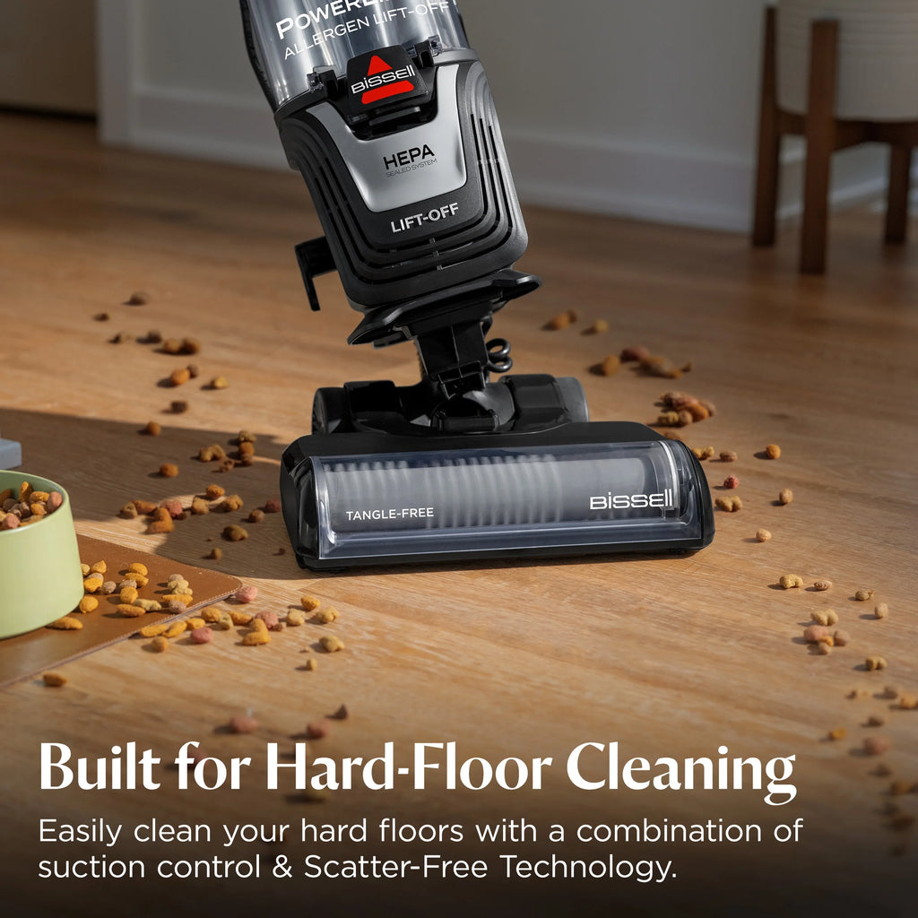 BISSELL PowerLifter Allergen Lift-Off, Bagless, Upright Vacuum, Pet Friendly, HEPA, Powerful Suction, Lift-Off Detachable Pod, Tangle Free Brush Roll, 4082W, Black & Purple